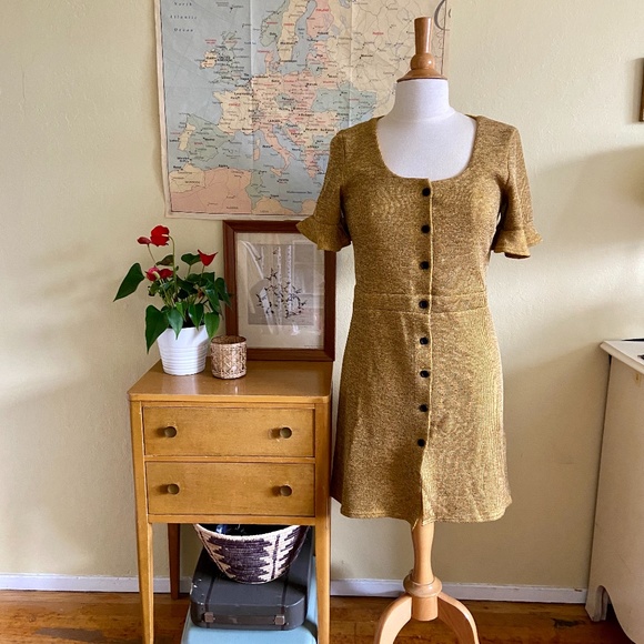 ASOS Dresses & Skirts - Nobody's Child button front 70s Mini Dress